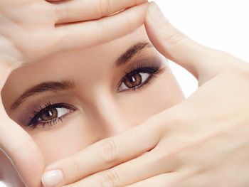 Estética y bienestar Escarcha ojos de mujer